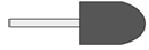 RUBBERISED (ELASTOMER) SPINDLE MOUNTED POINTS BALL NOSE CYL